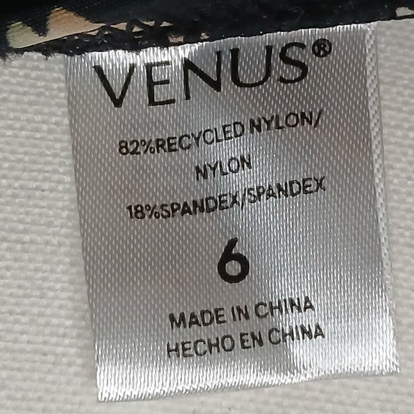 NWOT VENUS Bandeau Top Bikini Multicolour Printed Size 6 - Picture 7 of 11